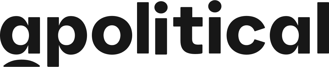 Apolitical logo black