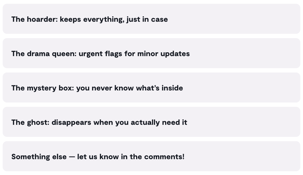 Poll: If your email inbox had a personality, what would it be?