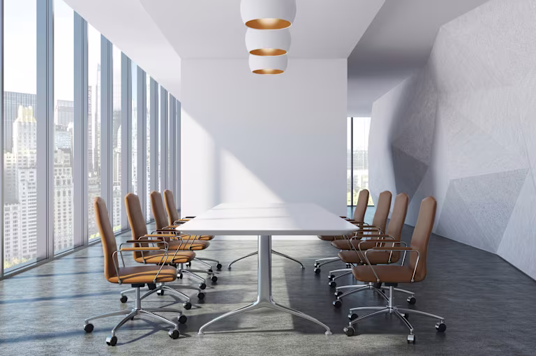 An empty office room